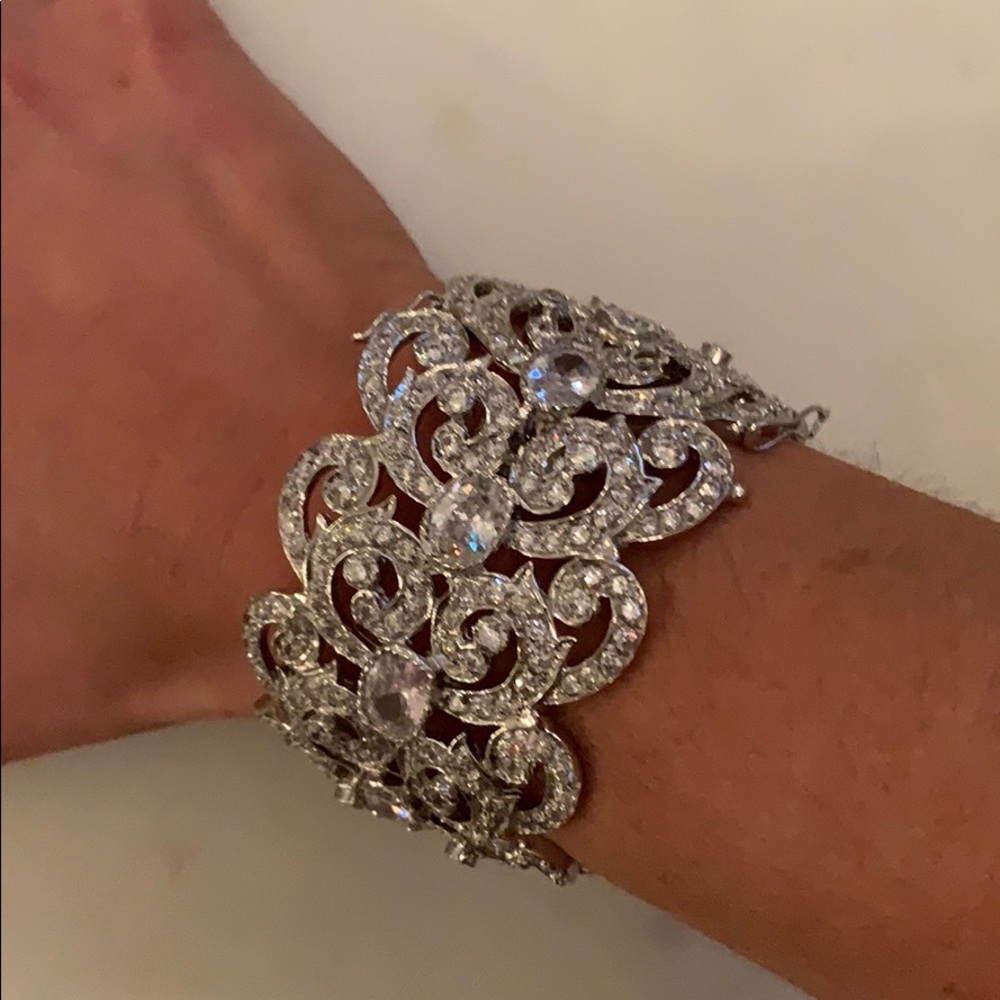 Sparkling Crystal cuff bracelet
